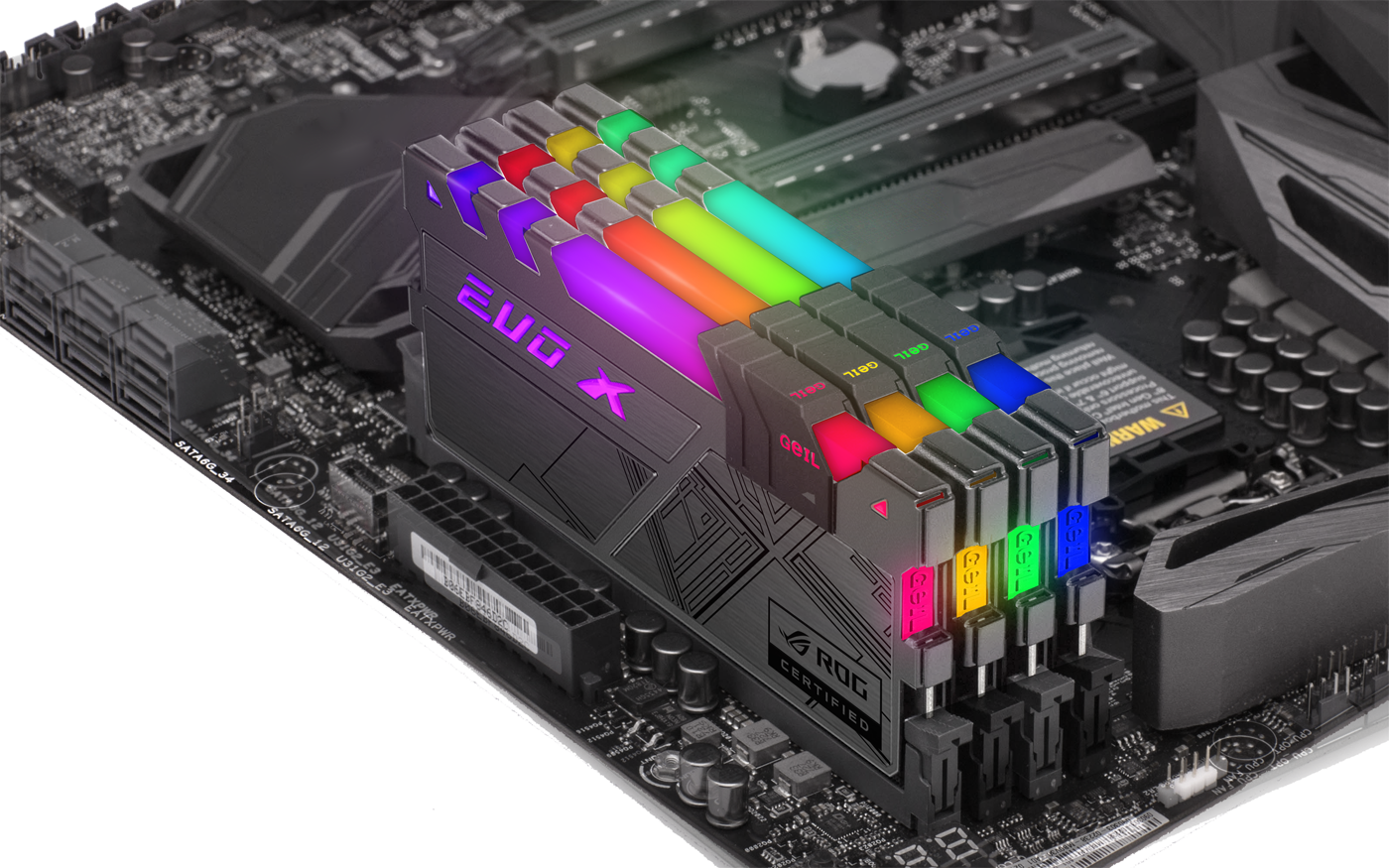 アドレサブルRGB LED搭載DDR4メモリー「EVO X II ROG-certified」「EVO X II AMD  Edition」が発売｜株式会社アユート PCパーツ・VR・オーディオ等周辺機器 総合代理店